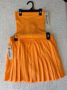 No Boundaries Seamless Tube Top with skort Set